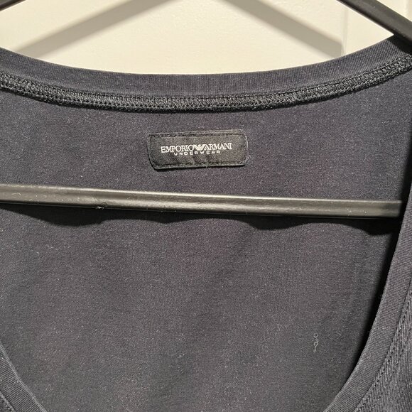 Vintage Emporio Armani Underwear - Black Tank Top - Picture 6 of 6